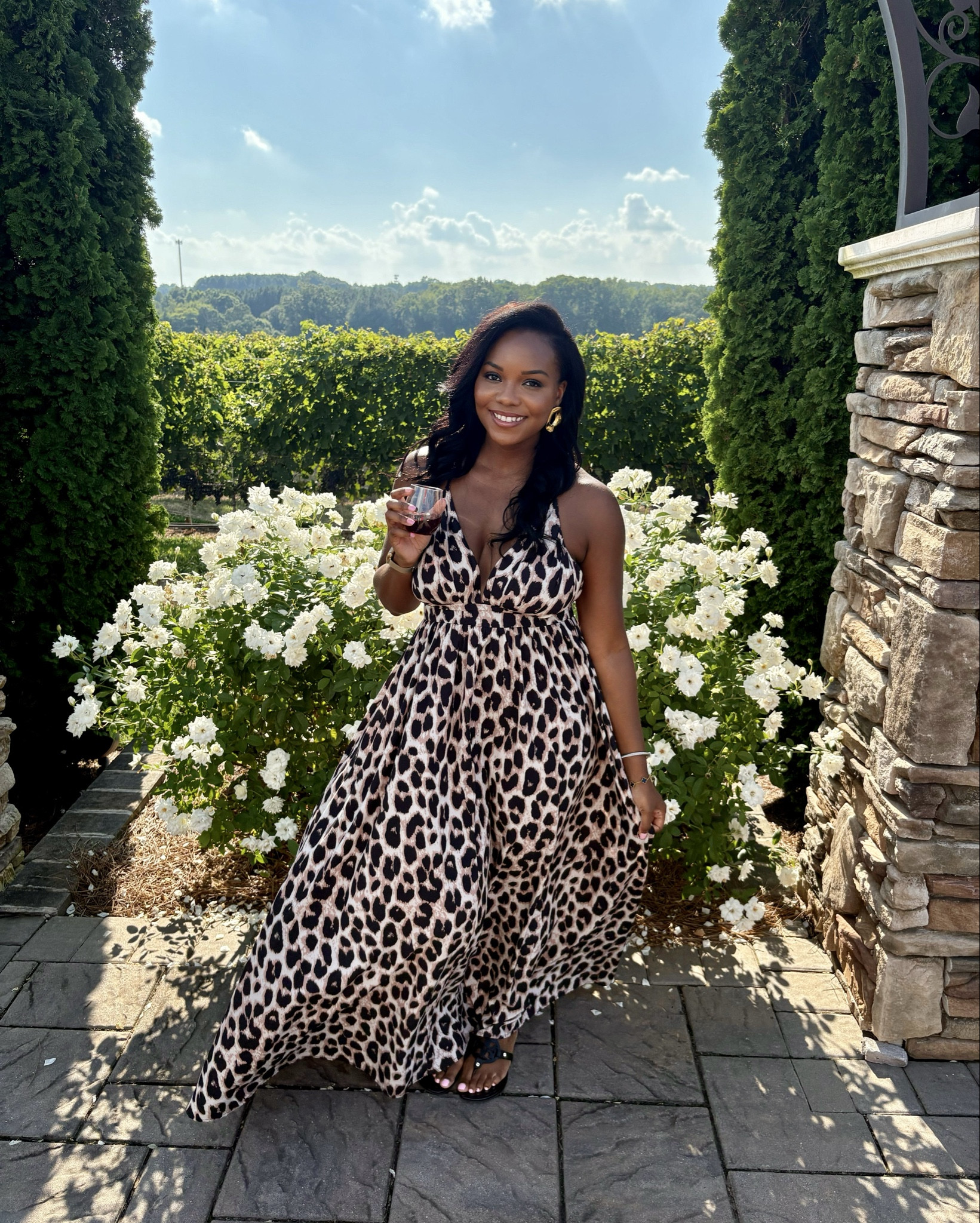 Winery fun in the cutest leopard dress. 

#LTKTravel #LTKStyleTip #LTKPetite