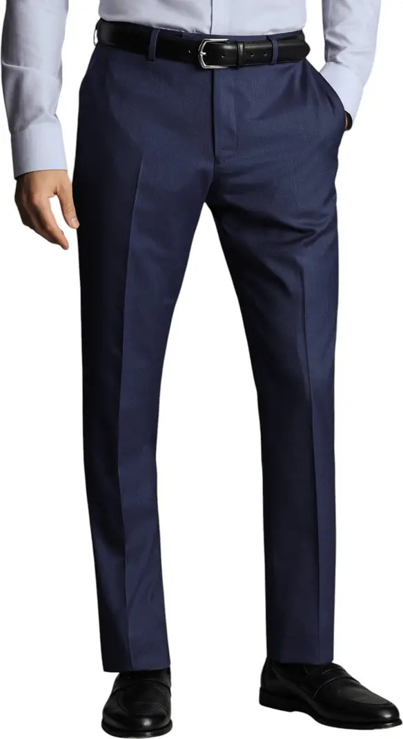 Charles Tyrwhitt Ultimate Performance Sharkskin Suit Trousers | Nordstrom | Nordstrom