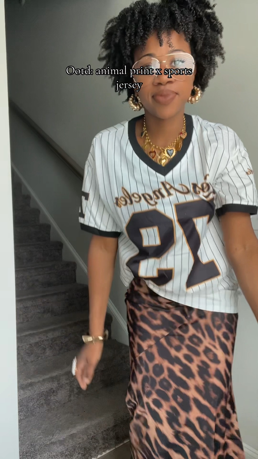 Sports jersey with cheetah skirt and puma sneakers #fallfashion


#LTKSeasonal #LTKFindsUnder50 #LTKSaleAlert
