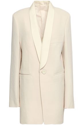 Canvas-trimmed virgin wool blazer | The Outnet (UK and Europe)