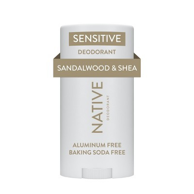 Native Sensitive Solid Deodorant for Men & Women - Sandalwood & Shea - Aluminum & Baking Soda Free - 2.65oz | Target
