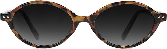 TIJN Olisa Retro Oval Sunglasses for Women Men,Polarized UV Protection Shades,Stylish Frame Sun G... | Amazon (US)