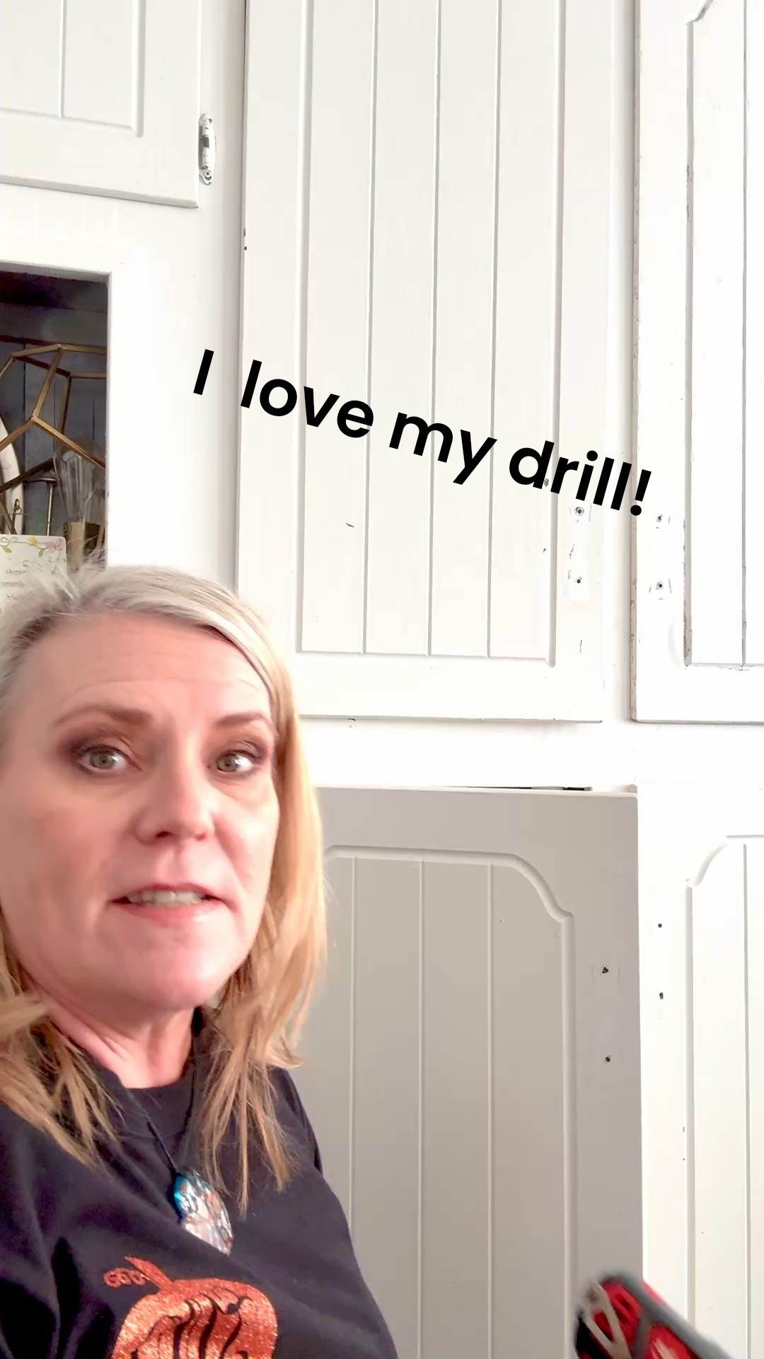 Been a long time coming! This old cabinet gets a little jewelry! I’ve been putting it off for a long time, looking for the right accent. 

I love power tools! Yes, this is my drill. Unfortunately, the hubs tries to sneak off with it more than I care to mention… 

Ladies, you need your own set of tools. This drill has put together and dismantled a lot of goodies! 
Pulls are similar but exact ones are discontinued  

#LTKvlog #LTKdayinmylife #LTKHome