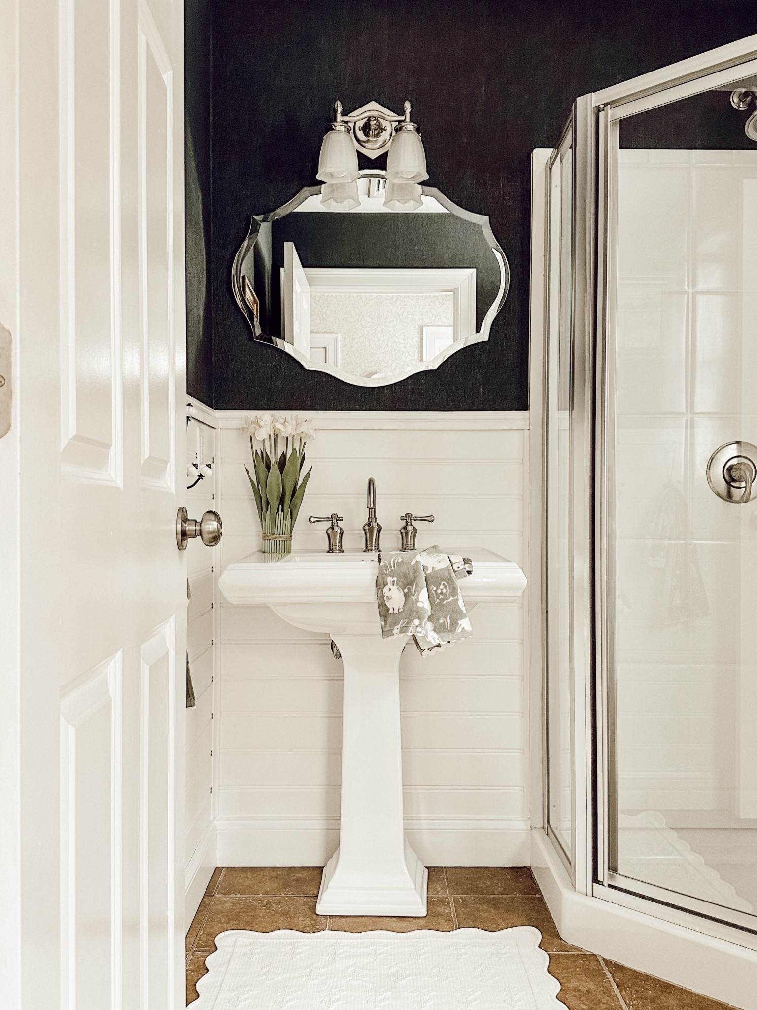 A few spring additions to our downstairs bathroom. 

#LTKSeasonal #LTKHome