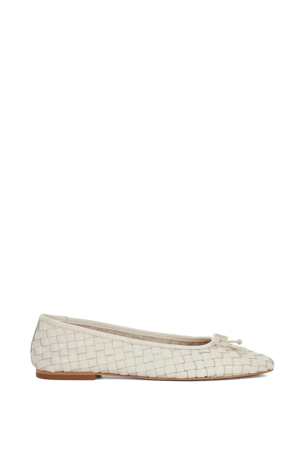 Natural Dune London 'Heat' Leather Ballet Pumps | Debenhams | Debenhams UK