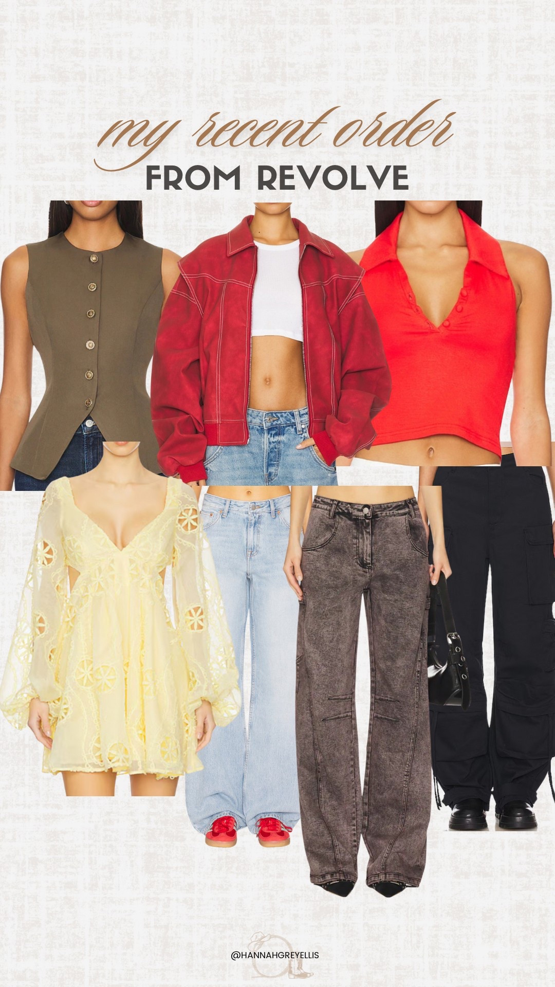 What I ordered from Revolve!!