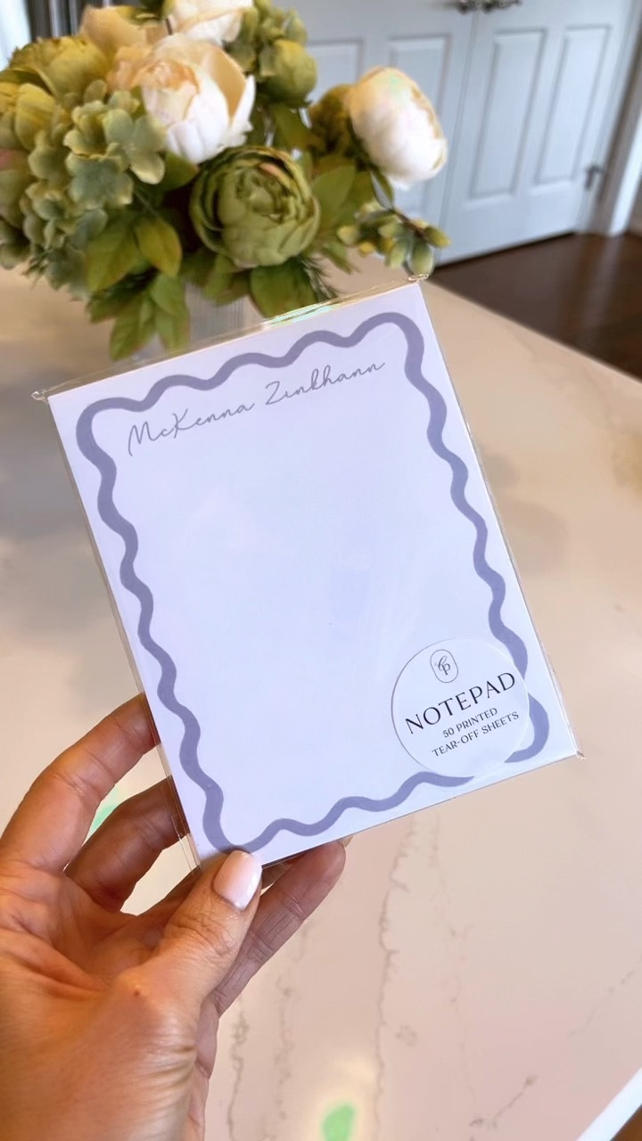 Personalized notepads are perfect for keeping track of errands or jotting down notes. Anything personalized makes the best gift! Mother, sister, friend, teacher!

#LTKdayinmylife #LTKMothersDay #LTKmomlife