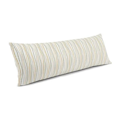 Scribble Striped Cotton Blend Throw Pillow | Wayfair North America