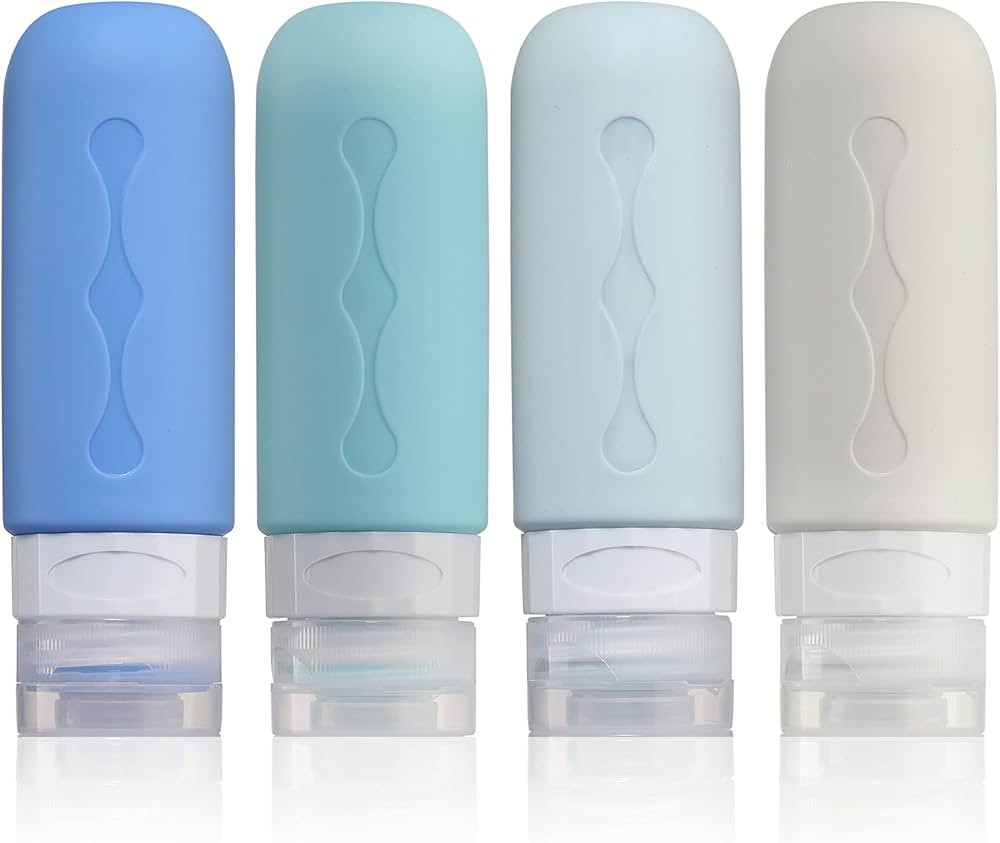 Gemice Travel Bottles for Toiletries Tsa Approved Travel 3oz Size Containers BPA Free Leak Proof ... | Amazon (US)
