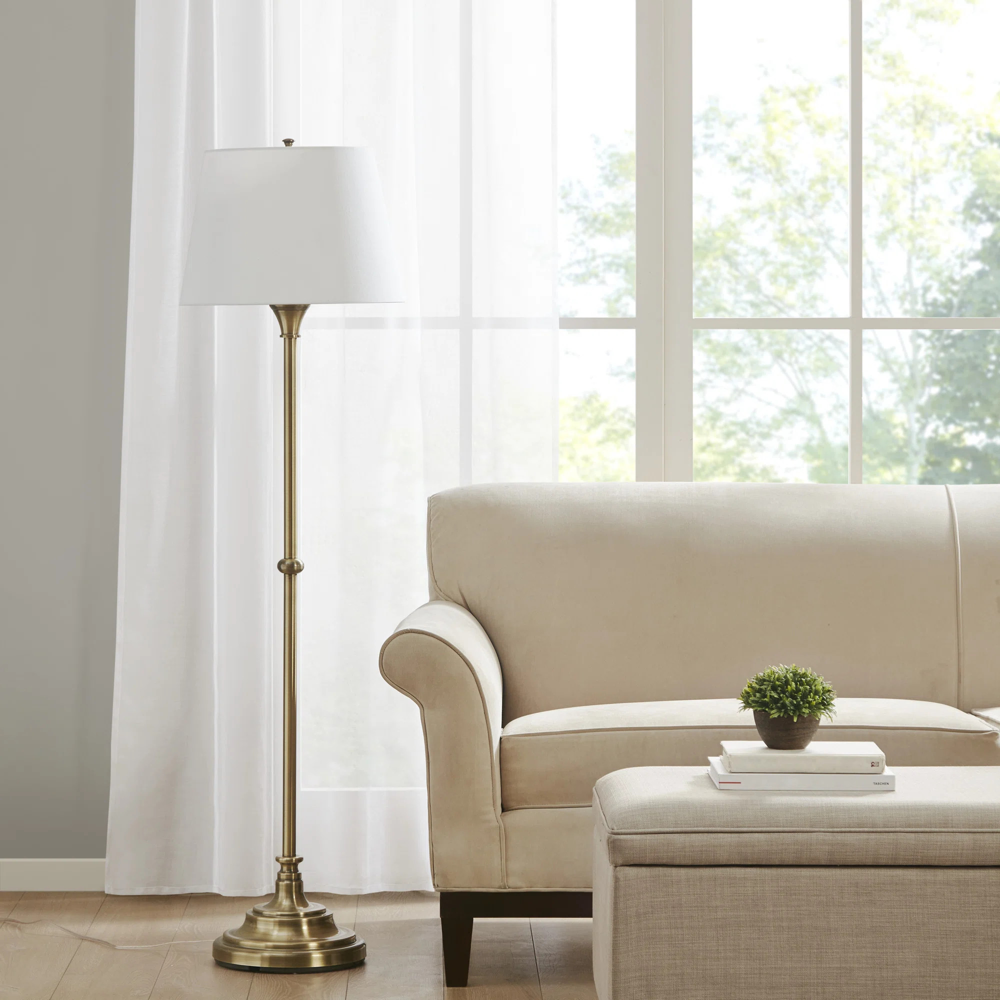 Martha Stewart Athena 59'' Traditional Floor Lamp | Wayfair North America
