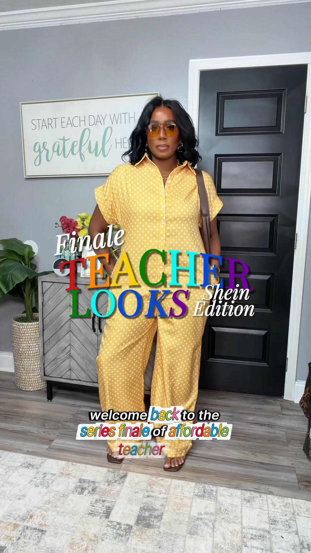 We made it to the finale! 🍎📚 Episode 6 of Affordable Teacher Looks is bringing color, comfort, personality, and plenty of classroom-ready style. From easy matching sets and flowy pants to fun teacher tees and one-and-done jumpsuits, these looks prove you can be comfortable without sacrificing style!

Thank you for following along with this series! Now tell me—which look from all six episodes was your favorite? 👇🏾

SIZING REFERENCE/STATS: 5’5”, 165 lbs, size 10.

#AffordableTeacherLooks #TeacherOutfits #TeacherStyle #BackToSchoolStyle #FashionOver40

#LTKOver40 #LTKMidsize