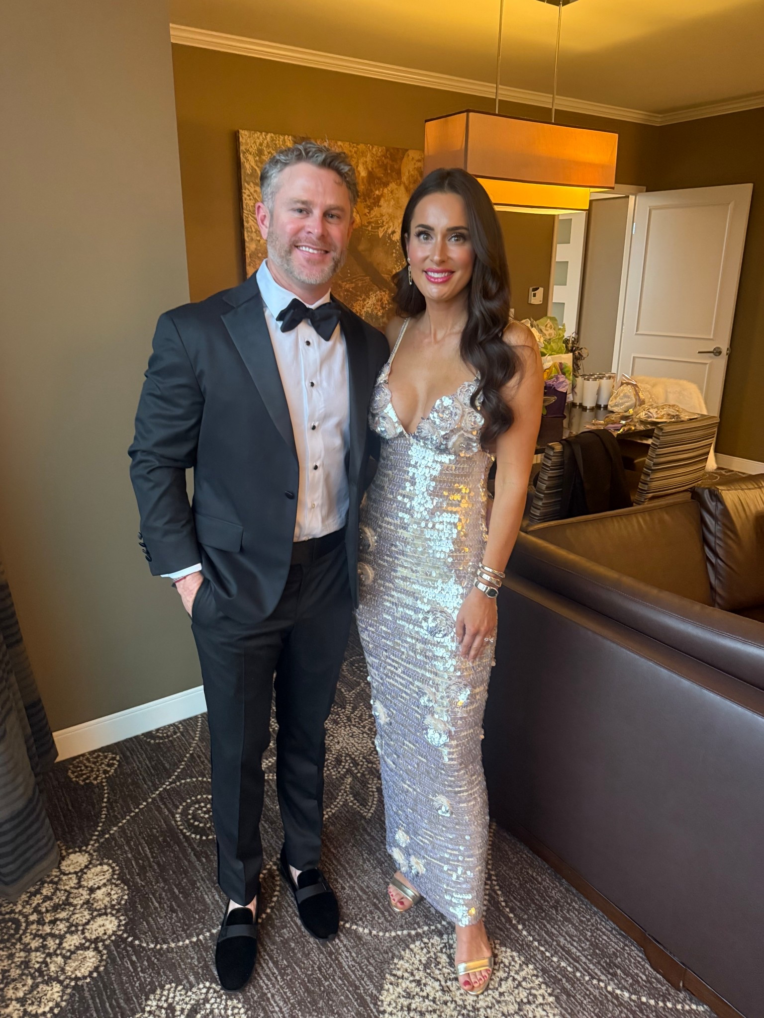 Mardi Gras gown and shoes formal gown ball gown Christian Louboutin Retrofete 