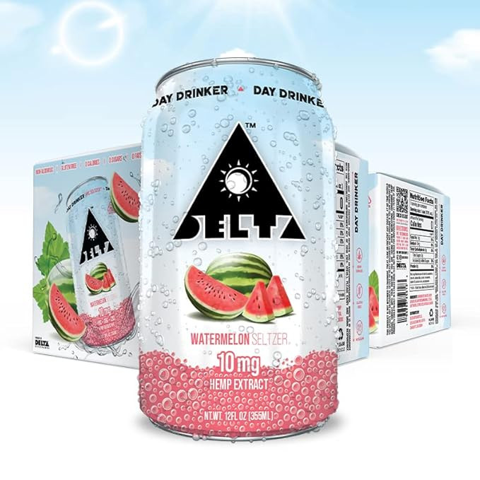 Amazon.com : Day Drinker Hemp Infused Sparkling water, Natural Flavors Sugar Free Energy Drink 12... | Amazon (US)