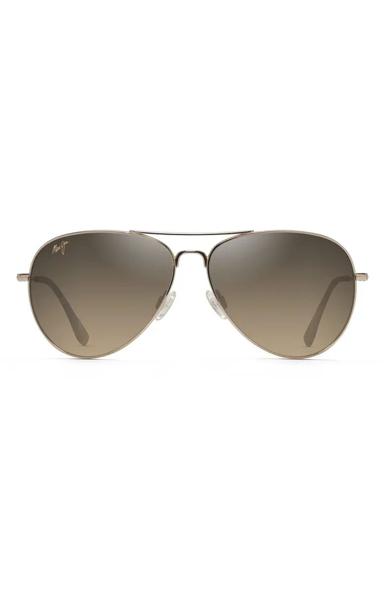 Mavericks 61mm Polarized Oversize Aviator Sunglasses | Nordstrom