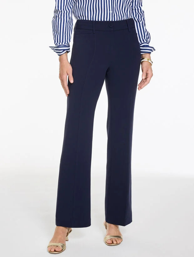 Easy Travel Relaxed Bootcut Pants | Talbots