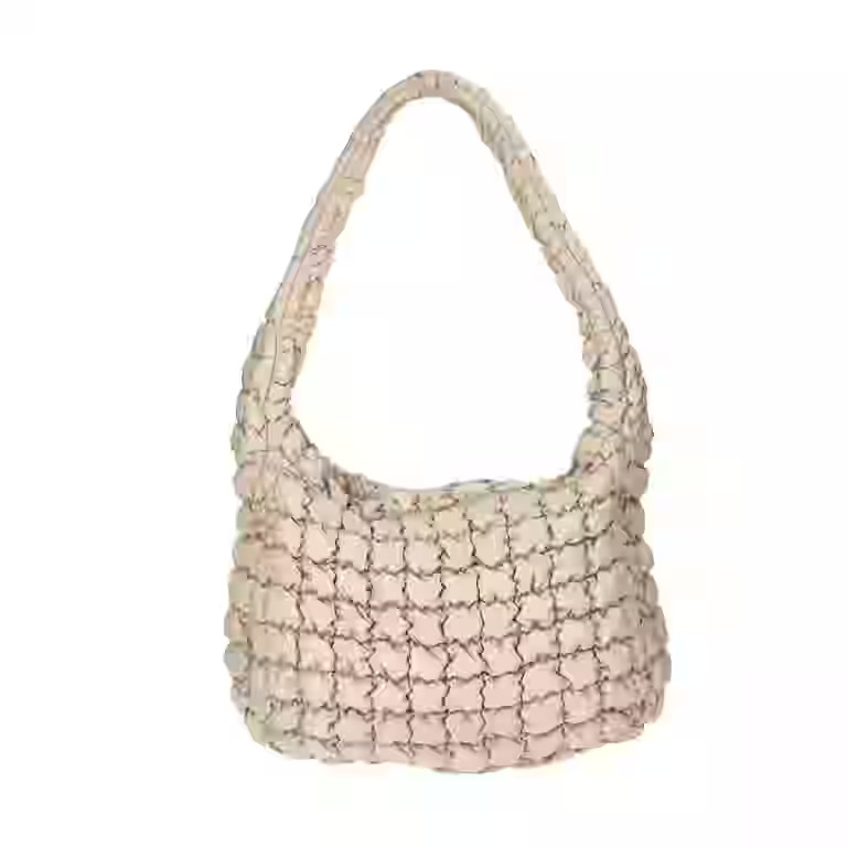 No Boundaries Women's Oversized Quilted Hobo Bag, Khaki | Walmart (US)