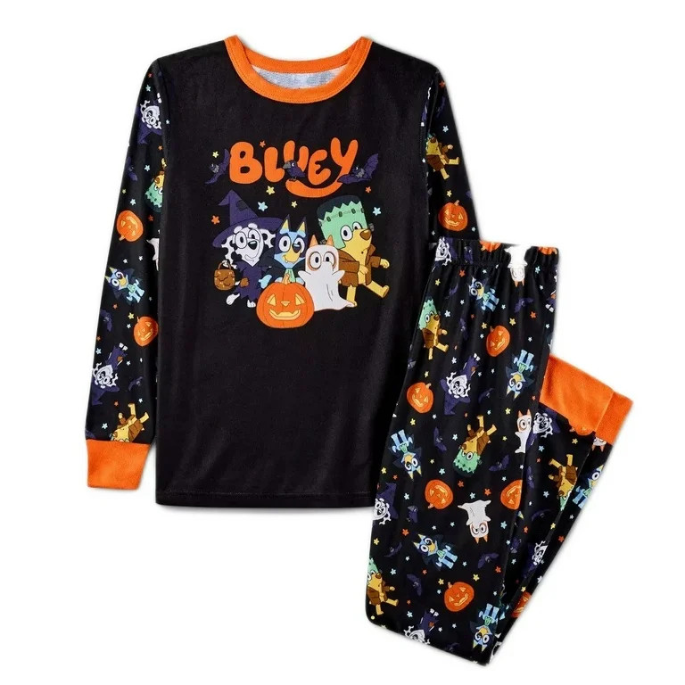 Bluey and Bingo Trick Or Treat Halloween Pajama Set, Size 10 | Walmart (US)