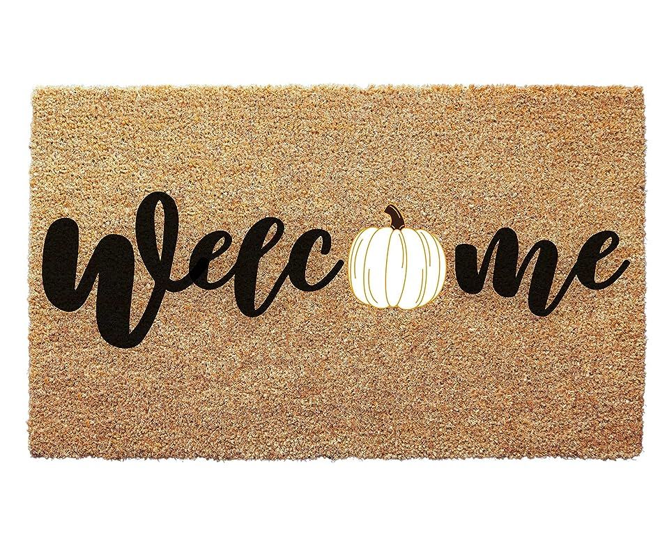 Welcome with Pumpkin - Halloween Doormat - Decoration doormat, Welcome mat, New Home Gift, Front ... | Amazon (US)