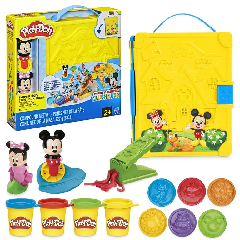 Play-Doh Disney Junior Shape a Story Portable Storage Playset, Kids Arts & Crafts 2+ | Walmart (US)