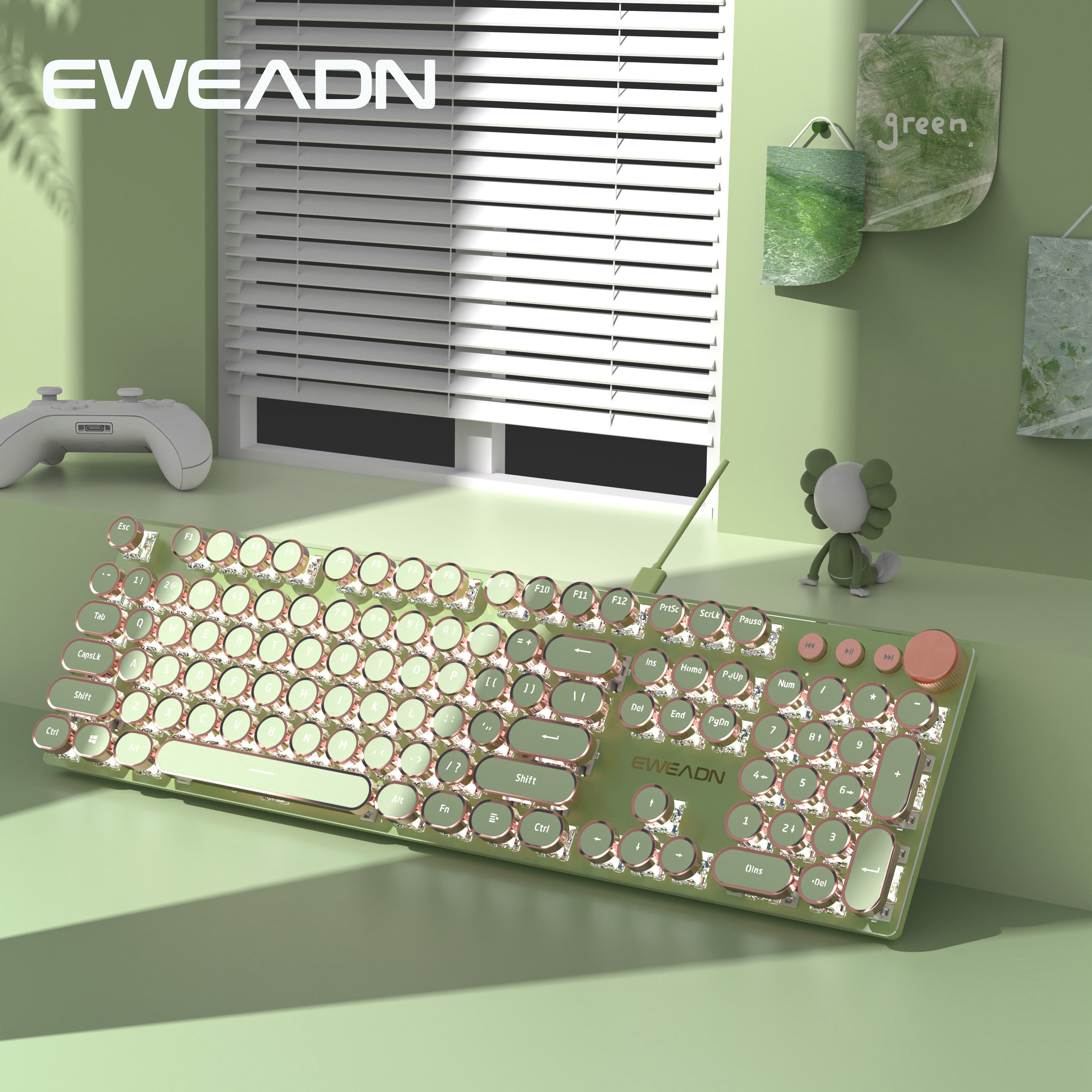 Retro Punk Mechanical Gaming Keyboard 104 Keys metal - Temu | Temu Affiliate Program