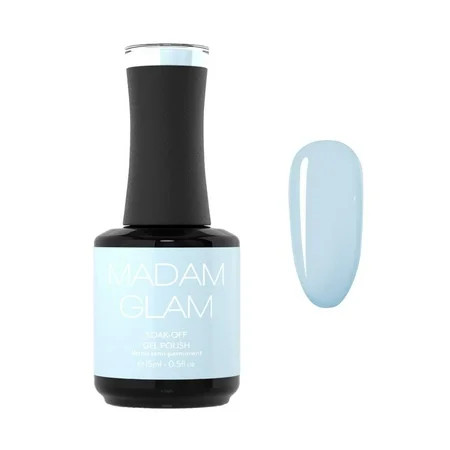 Madam Glam Soak Off Gel Polish Baby Pink Pink Vegan Hema Free 0.5 fl oz | Walmart (US)