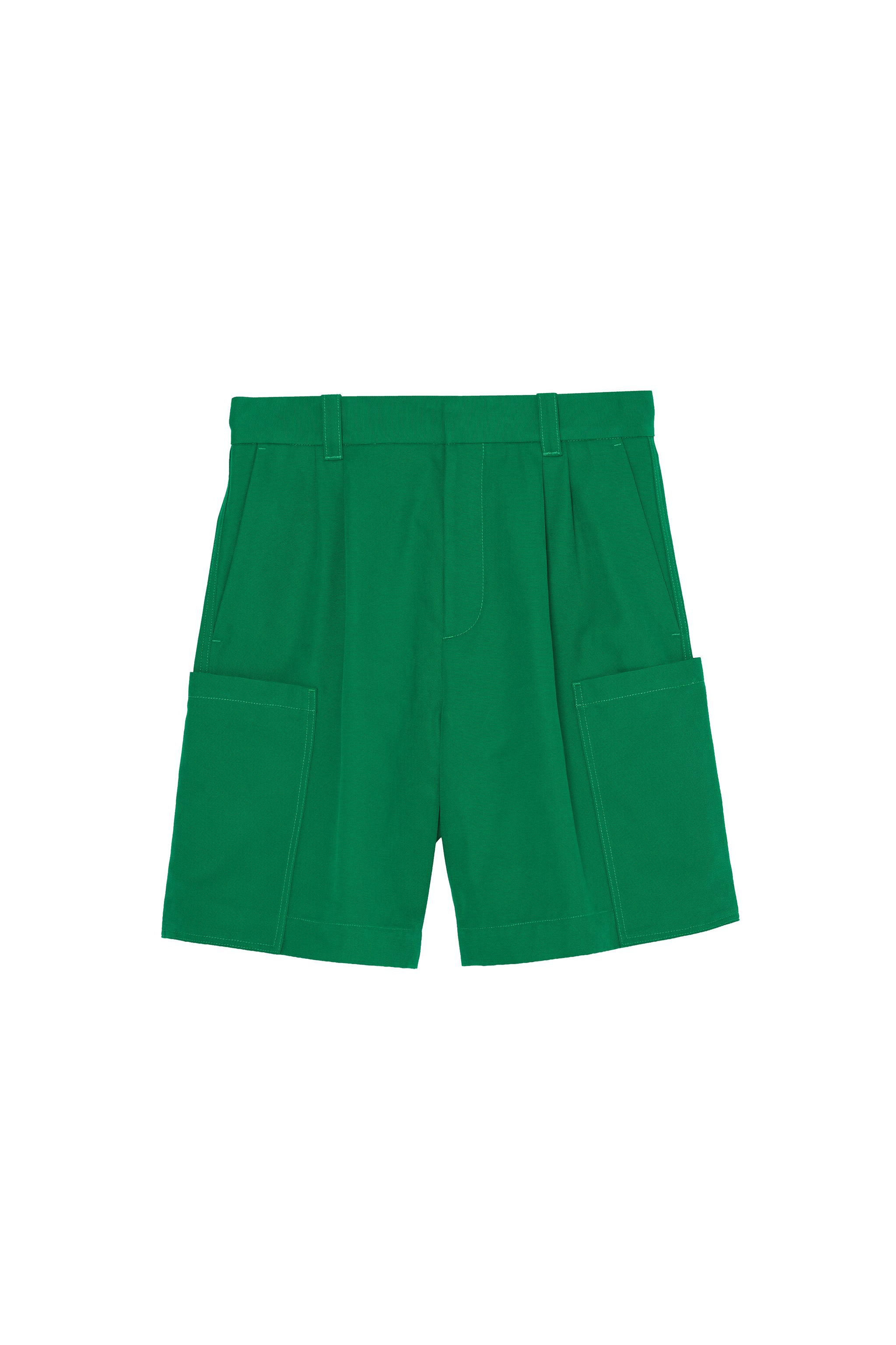 RELAXED FIT CARGO SHORTS WITH PLEATS | Zara US