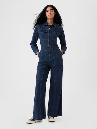 Denim Cargo Jumpsuit | Gap (US)