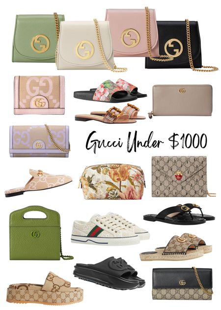 Gucci spring under $1000! So many beautiful new spring bags and shoes for any and Every occasion. 

Designer bags, designer shoes, Gucci bag, Gucci shoes, designer spring, spring sandals, spring bags

#LTKitbag #LTKSeasonal #LTKshoecrush