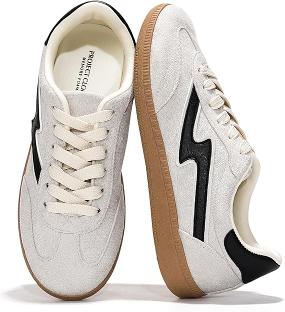 Project Cloud Sneakers for Women - Lace-Up Shoes for Women Trendy Women Sneakers with Memory Foam... | Amazon (US)