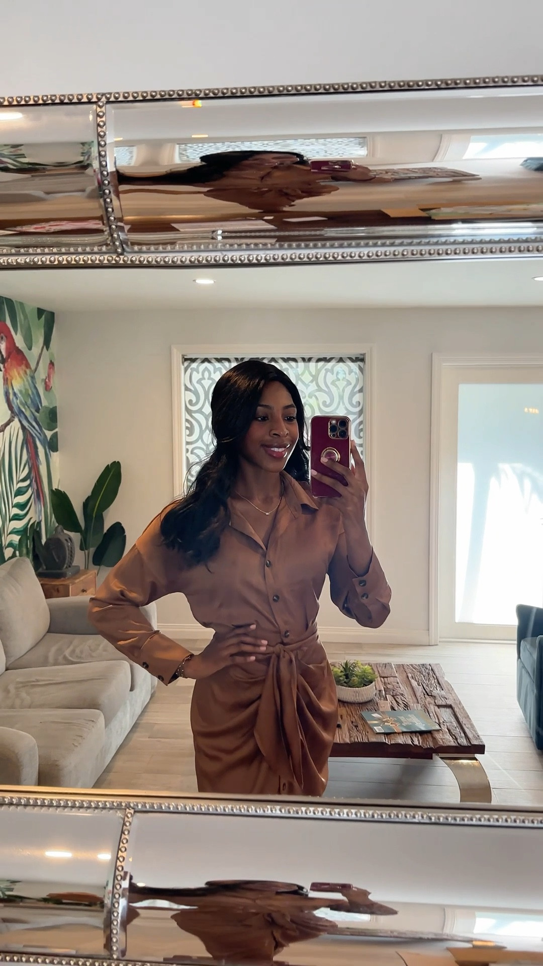 Affordable Amazon dress that looks more expensive than it is ✨ It gets so many compliments!

Wearing size small (5’9”)
.
.
.
.
.

Amazon dress, rose gold dress, silk drape dress, satin dress outfit, classy Amazon dress, professional dress outfit, elegant dress, workwear dress, office outfit inspo, business casual dress, elevated basics, chic and classy outfit, feminine work outfit, polished style, timeless dress, draped satin dress, fall workwear, holiday outfit ideas, neutral dress outfit, sophisticated style, satin midi dress, Amazon fashion find