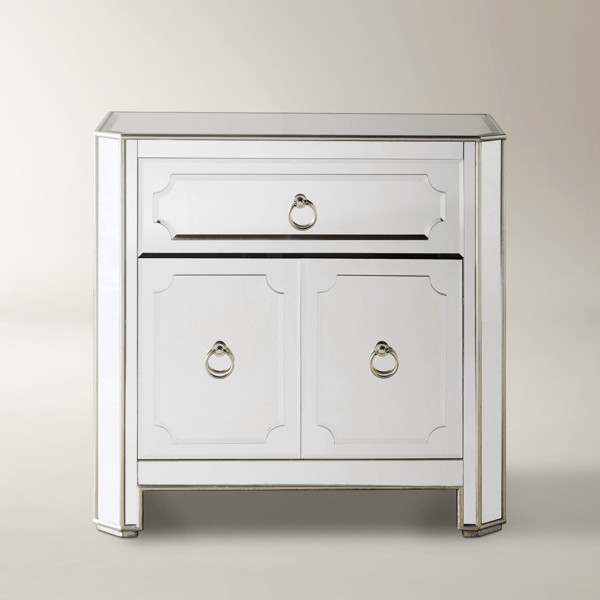 Simplicity Mirrored Nightstand | Z Gallerie