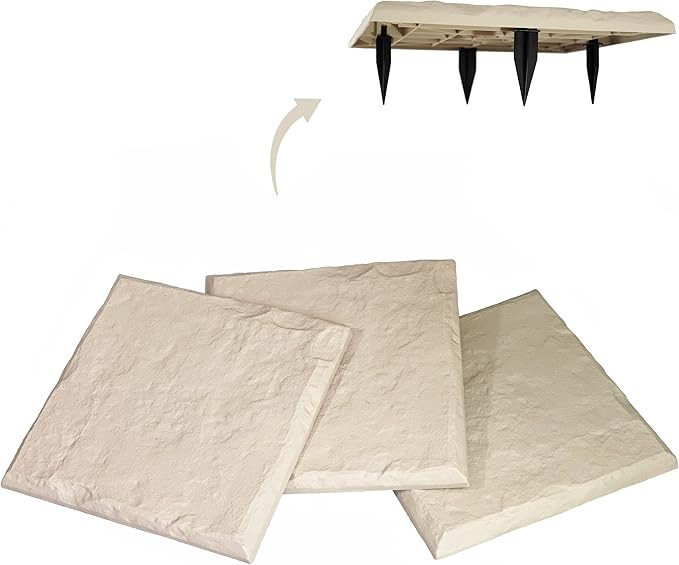 Gardien 15.5” Decorative Stepping Stones That Stake Into The Ground - Decorative Walkway for Ou... | Amazon (US)