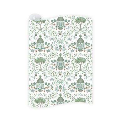 Dogwood Hill Wrapping Paper Roll, Bunny's Garden | Monkee's of Mount Pleasant