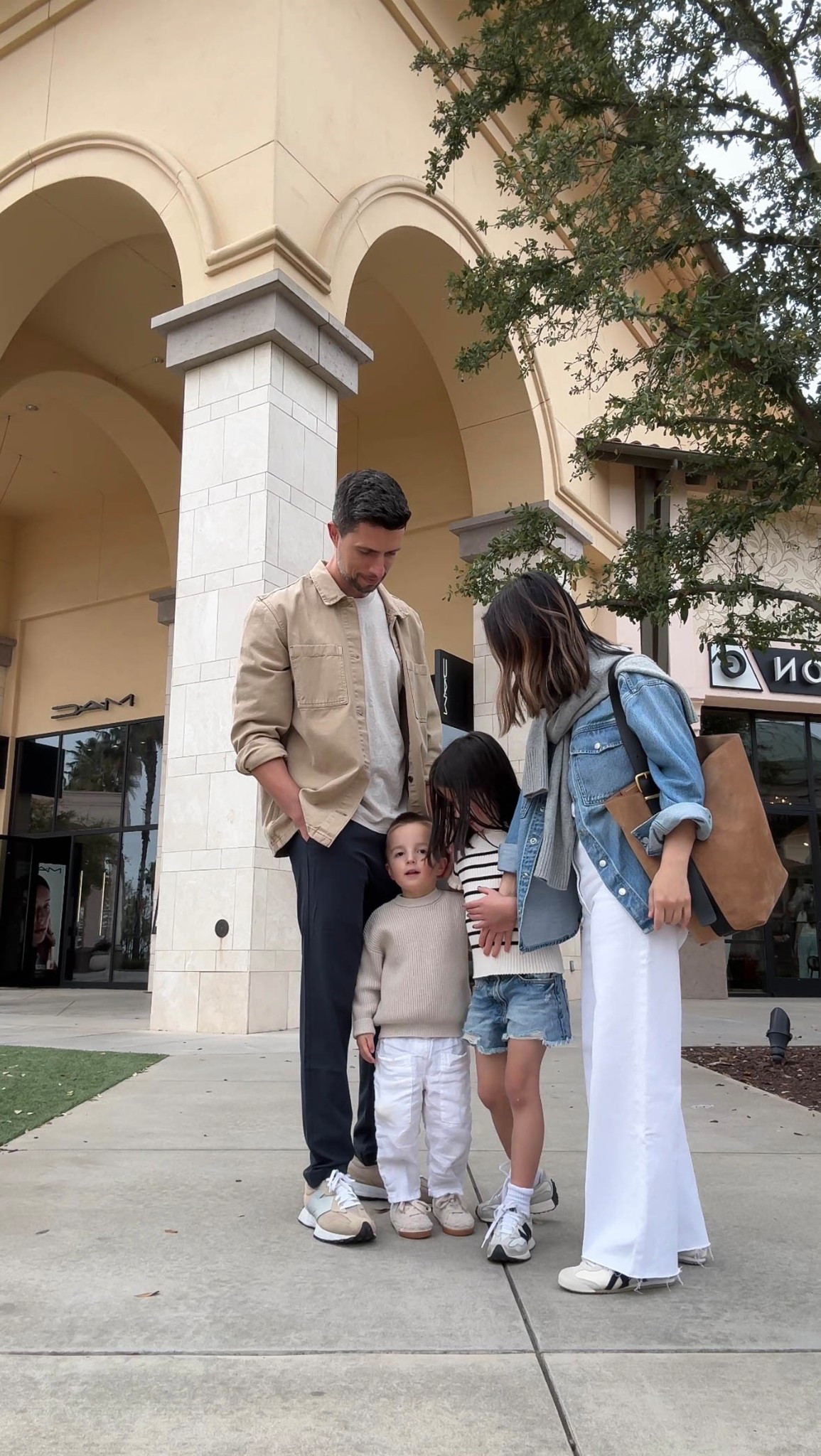 The Way High Wide Legged jeans are VERY Comfy. I sized up, and cut the hems. 

Madewell shirt jacket xs- great fit
Everlane jeans 25 cut hems
Onitsuka Tiger sneakers 4 mens. Run big
Madewell bucket bag
Everlane sweater xs

#LTKItBag #LTKPetite
