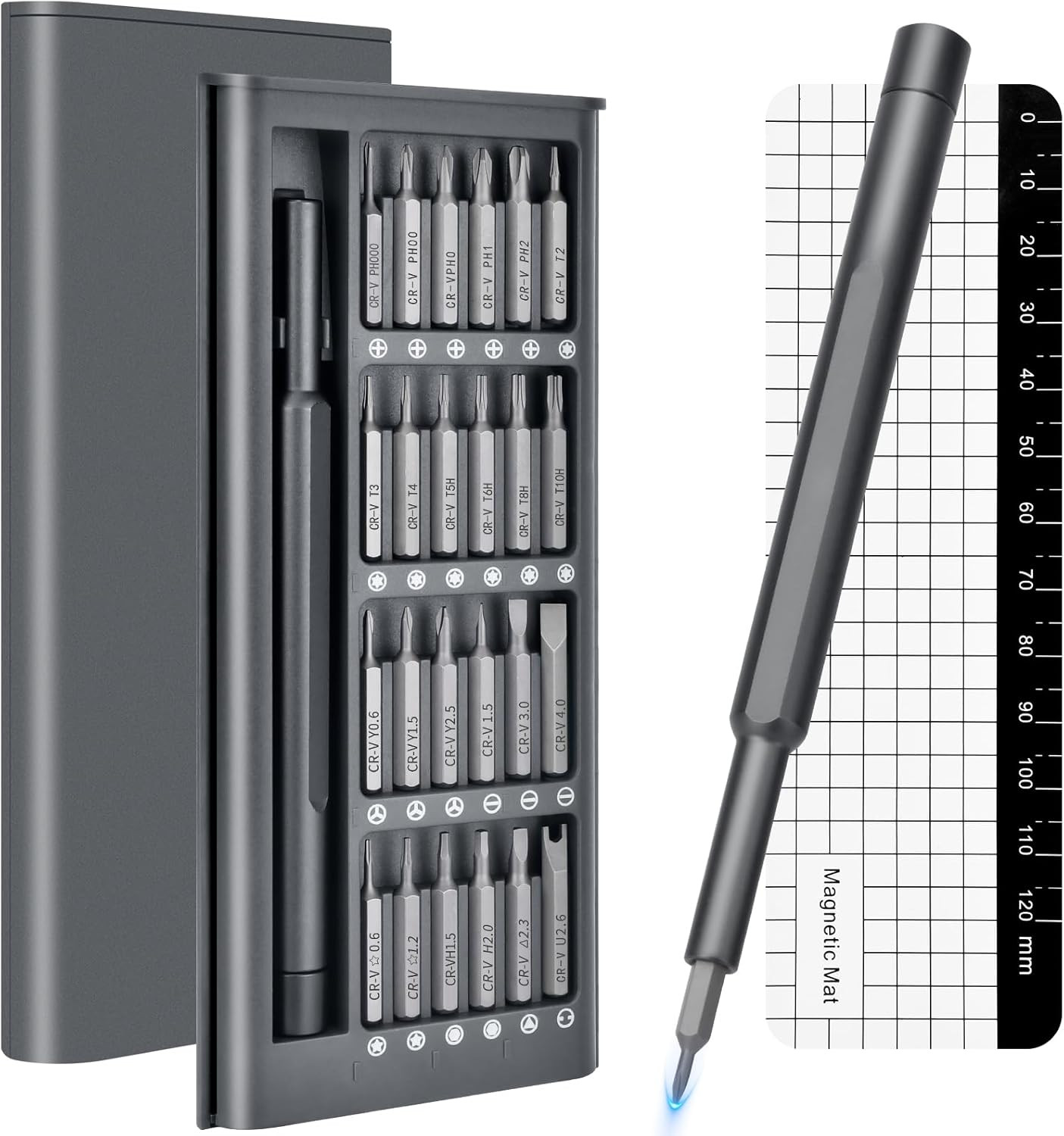 Stocking Stuffers for Men Adults Him: 25-in-1 Mini Precision Screwdriver Set Small Bit Tool Set G... | Amazon (US)