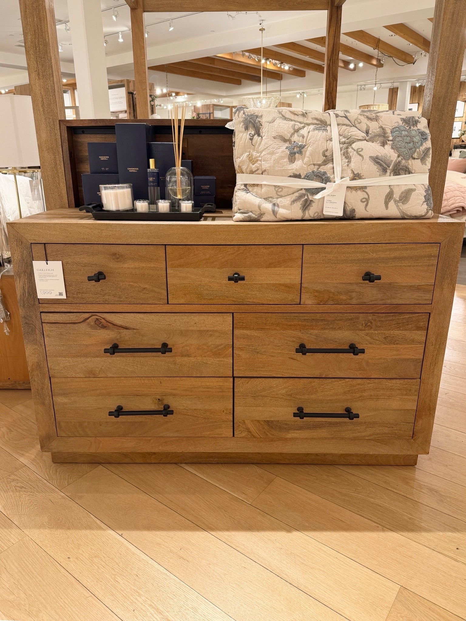 The Oakleigh 7-Drawer Dresser from Pottery Barn has such a beautiful rich wood tone and timeless silhouette that instantly warms up a bedroom space. 🤎 The spacious drawers offer plenty of storage while the refined detailing gives it that high-end, polished look. ✨ A gorgeous dresser for any bedroom. Linked more from the Oakleigh collection! ☺️ #Dresser #BedroomFurniture #PotteryBarn

#LTKHome #LTKSaleAlert