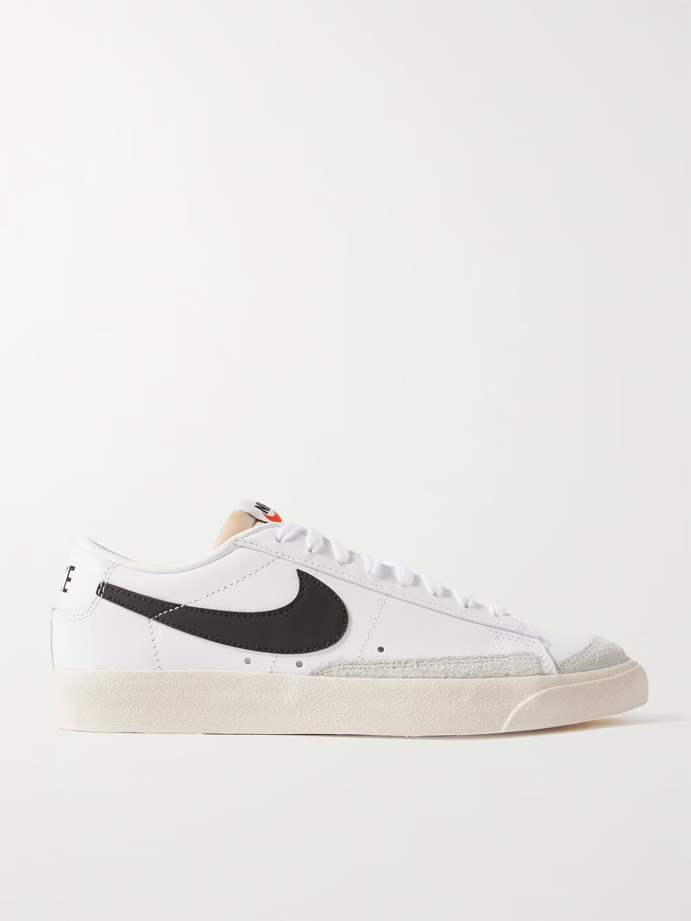 Blazer Low '77 Suede-Trimmed Leather Sneakers | Mr Porter (US & CA)