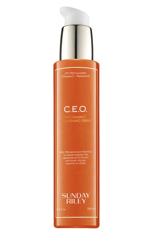Sunday Riley Jumbo C.E.O. 15% Vitamin C Brightening Serum $284 Value at Nordstrom, Size 3.38 Oz | Nordstrom