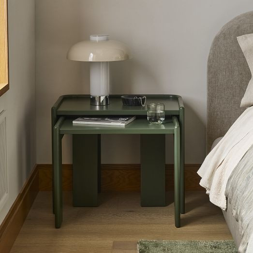 Rylee Nesting Nightstand (23"–26") | West Elm (US)