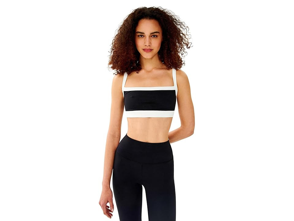 Splits59 Monah Rigor Bra Women's Clothing Black/White : XL, Nylon/Spandex | Zappos