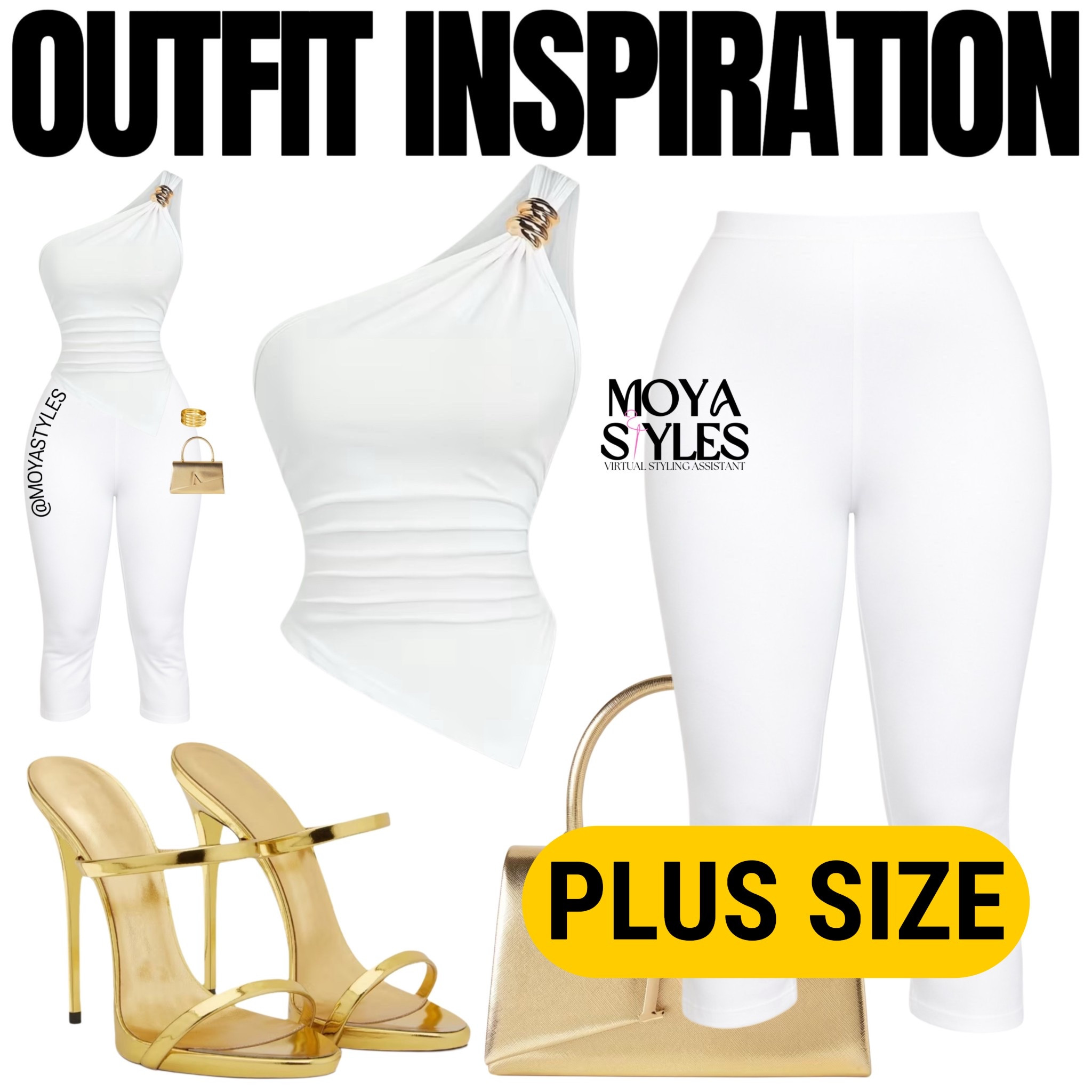 The Sculptural Whites & High-Shine Gold Edit - Moya Styles

#LTKootd