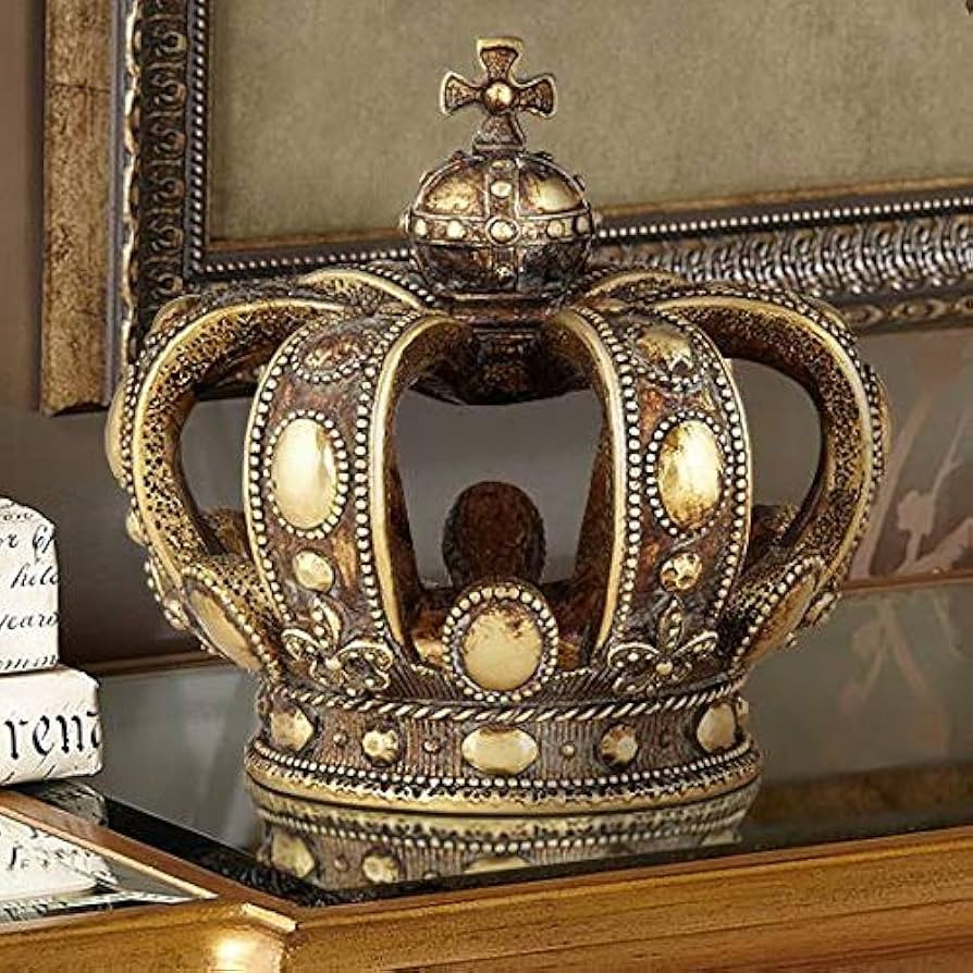 Kensington Hill Copper and Gold 6 3/4" High Crown Sculpture | Amazon (US)