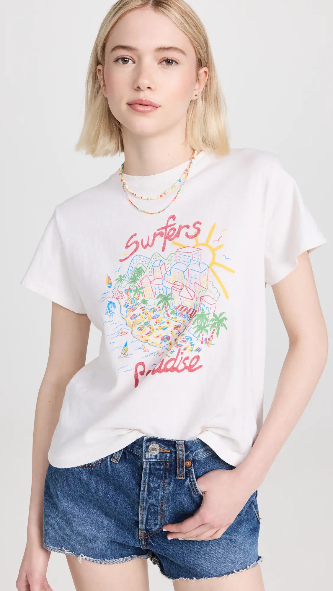 RE/DONE Classic Tee Surfers Paradise | Shopbop | Shopbop