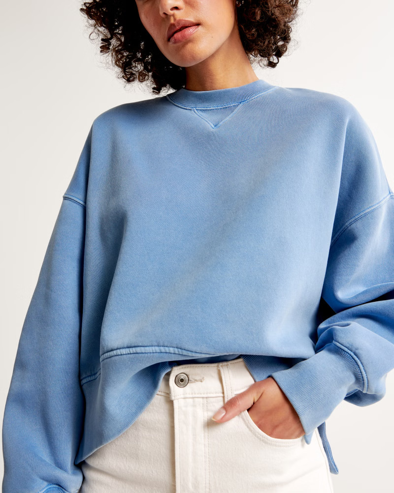 Women's Easy Sunday Crew | Women's | Abercrombie.com | Abercrombie & Fitch (US)