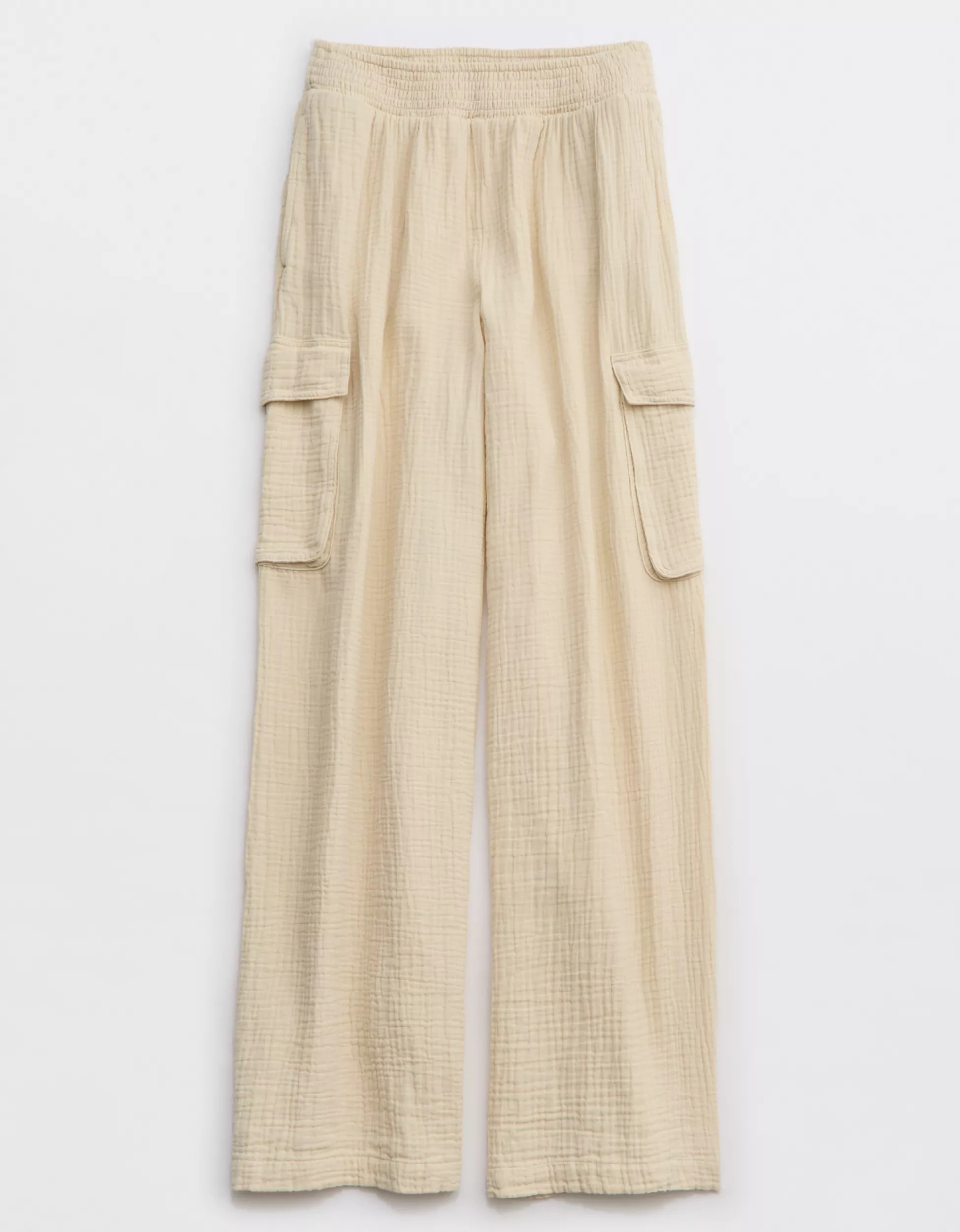 Aerie High Waisted Pool-To-Party Cargo Pant | American Eagle Outfitters (US & CA)