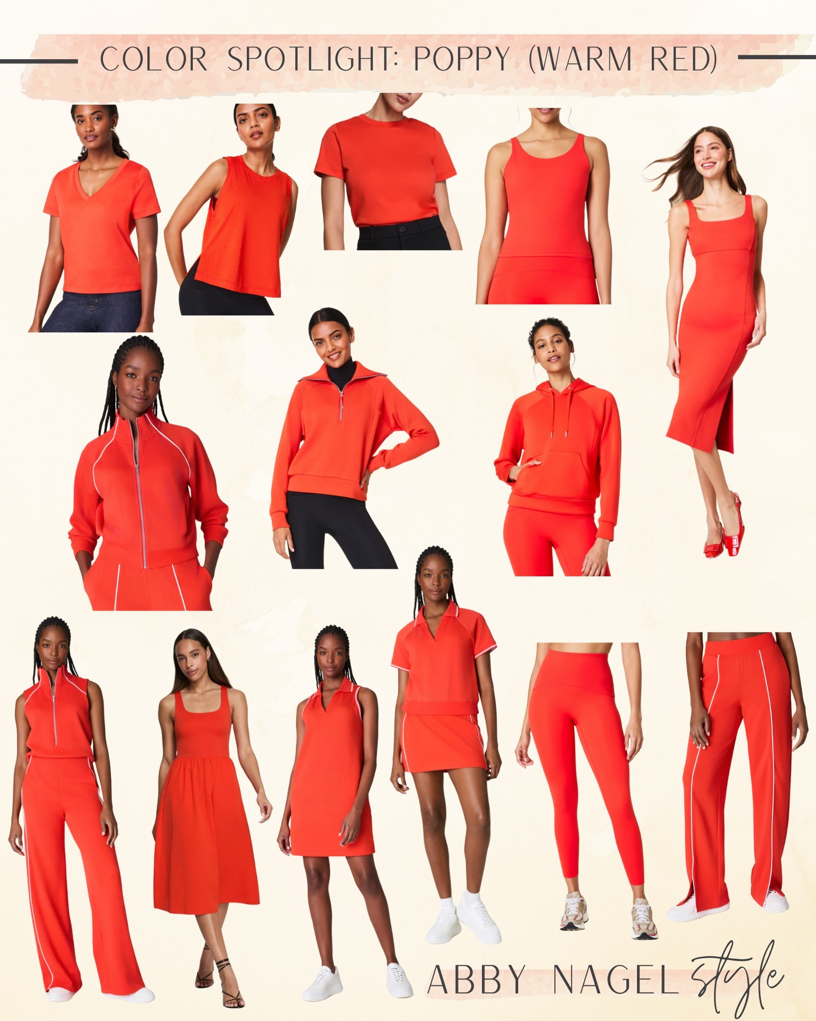 NEW COLOR DROP: A very warm orange/red! 🌷🍂