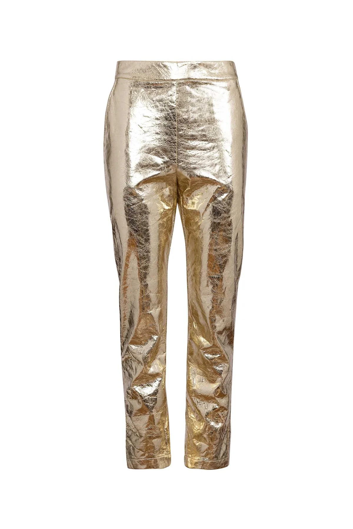 Haskell Pant in Cracked Gold | Over The Moon