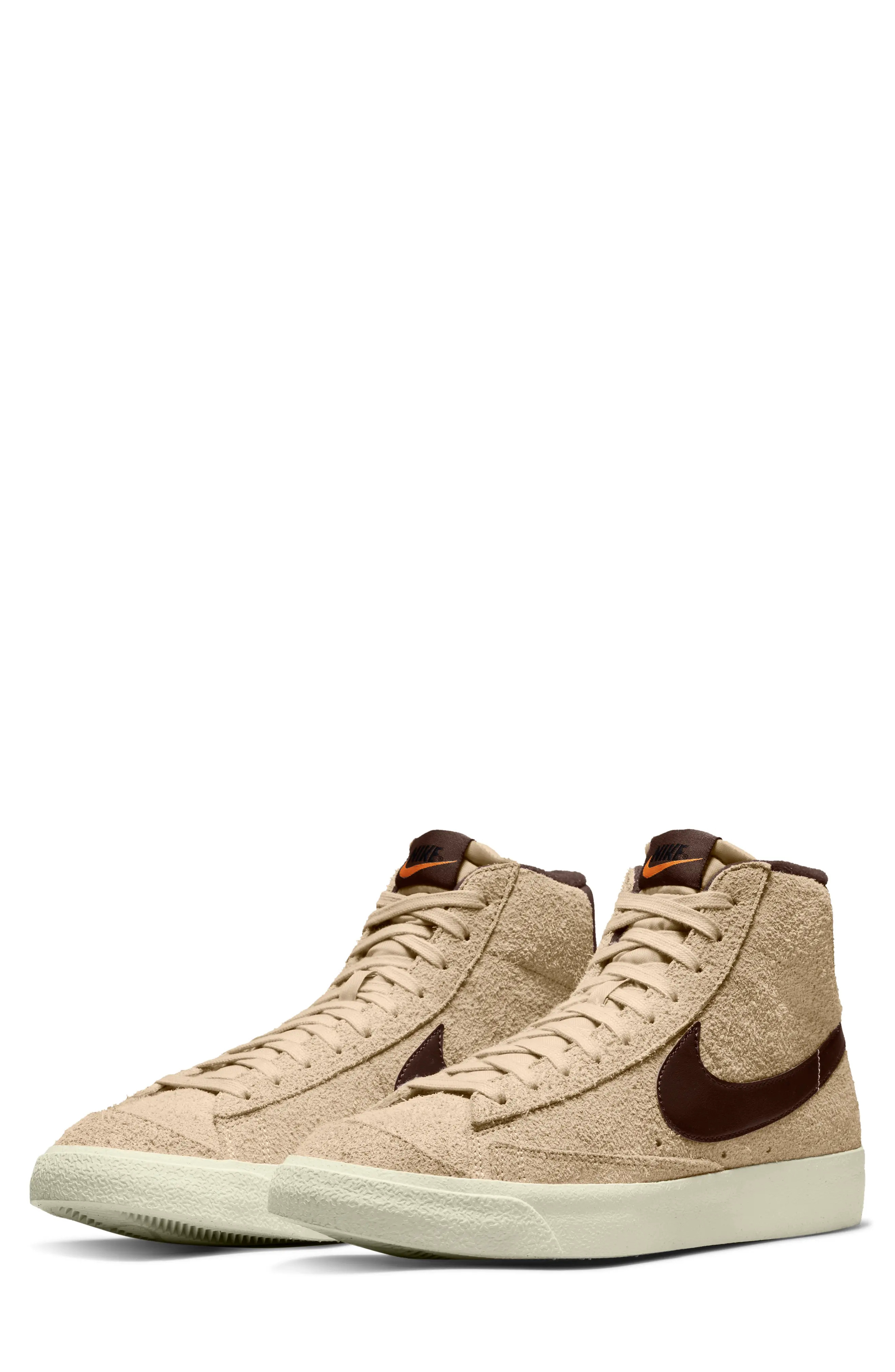 Nike Blazer Mid '77 Premium High Top Sneaker in Light Bone/Coconut Milk at Nordstrom, Size 12.5 | Nordstrom
