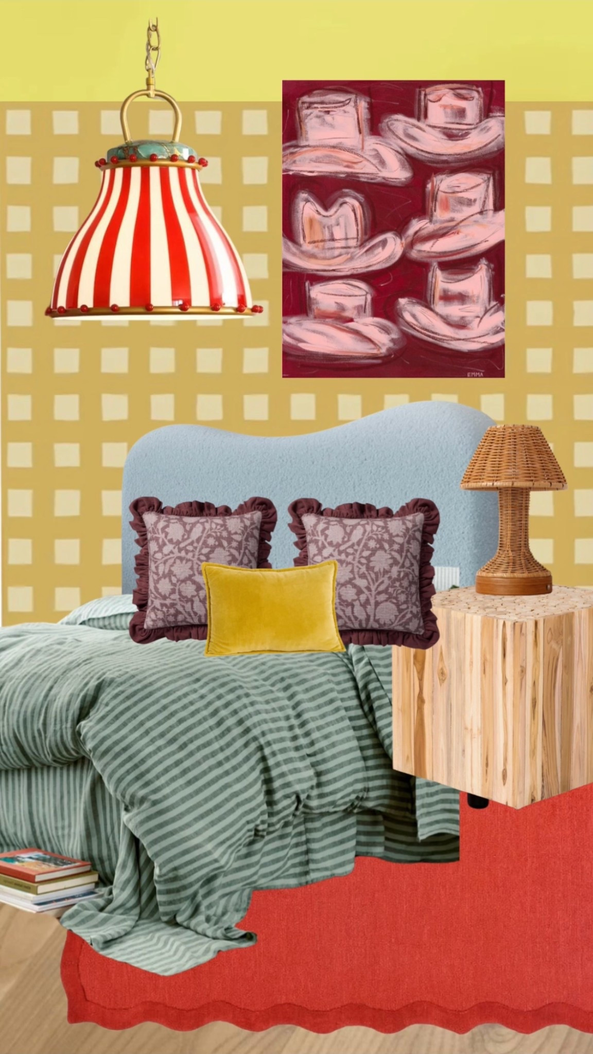 created this hypothetical design board so who wants to let me do this to your home ?!!! 🎪