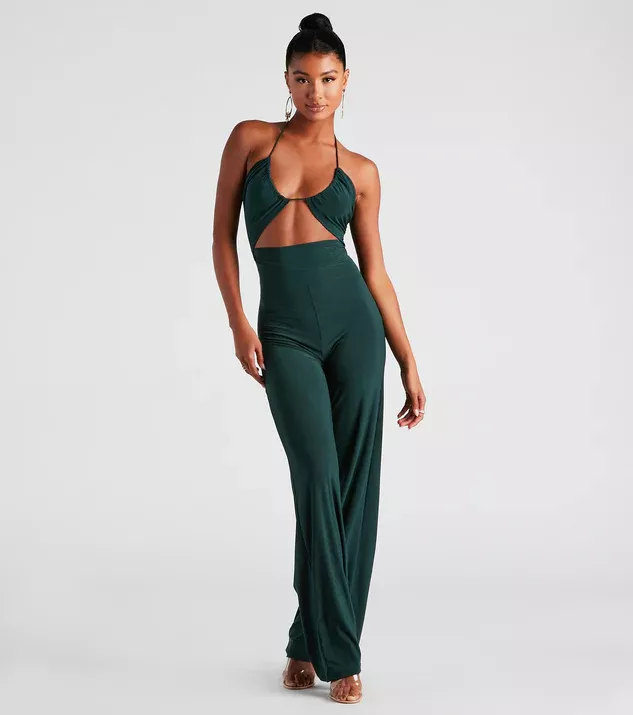 Sleek And Sultry Halter Jumpsuit curated on LTK